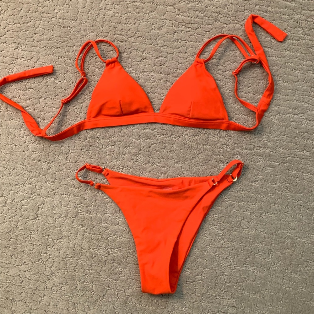 Monday swimwear red bikini